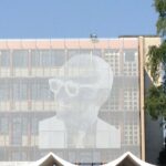 Lycée Guy Mollet — Façade en tôle perforée