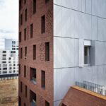 Logements à Clichy-la-Garenne — Habillage de façade en tôle perforée