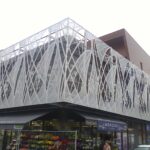 Résille de façade — Résille de façade en tôle perforée
