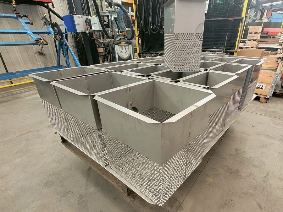Paniers de filtration inox perforés